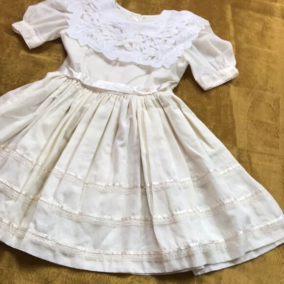 VTG YOUNG STAR CHILDRENS WEAR 65 FRANCING APPROXIMATELY DRESS SIZE 6 - Picture 5 of 9